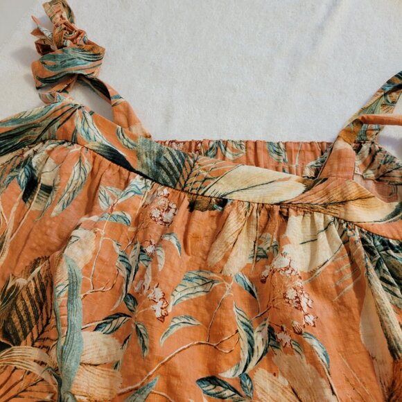 A.N.A. Tropical Tie Crop Top - Picture 4 of 10